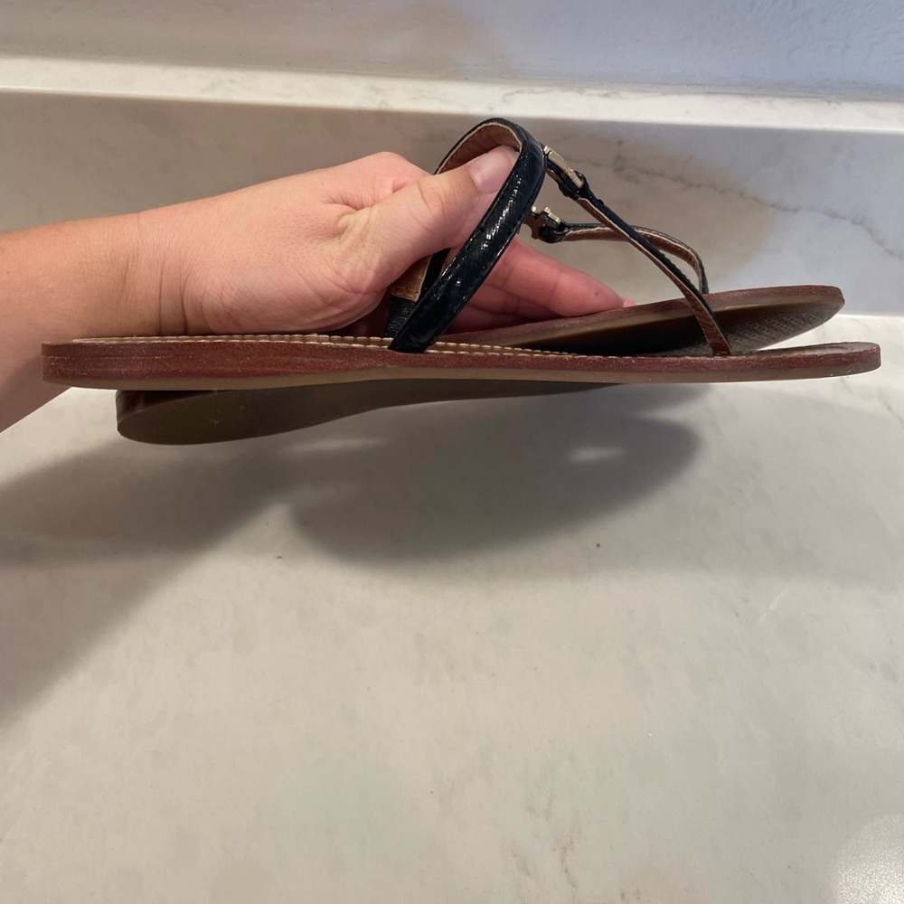 Tory Burch Black and Tan Sandals - Picture 6 of 10